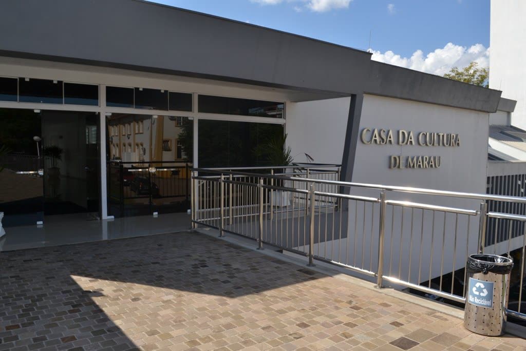 Entrada da Casa da Cultura de Marau