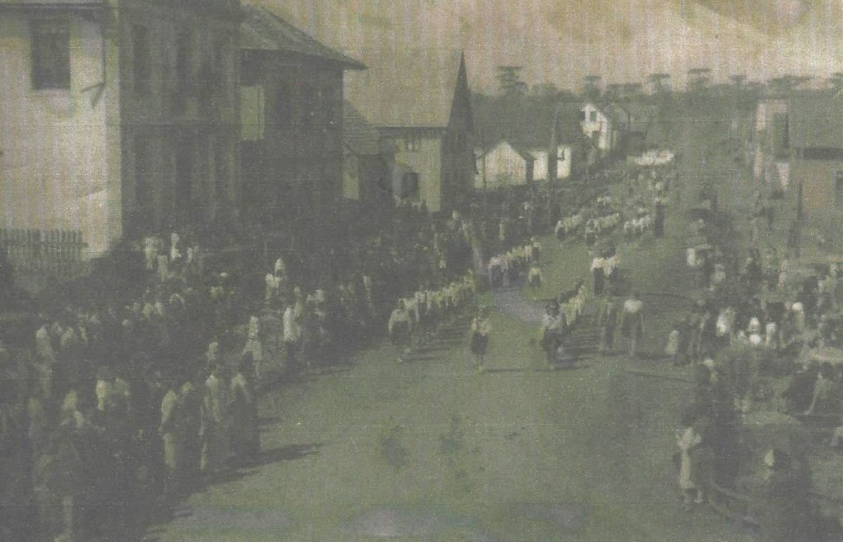 Os primórdios da Avenida Júlio Borella, em fotografia de 1938